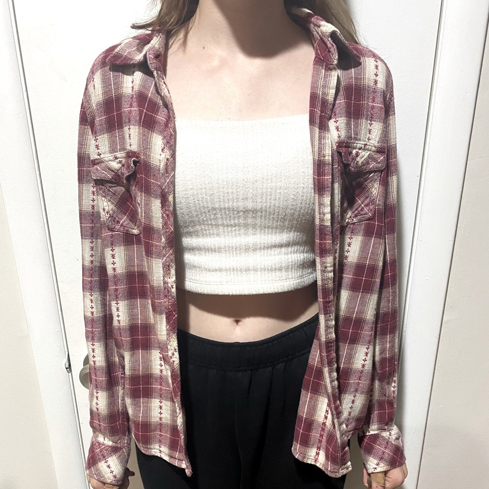 Plaid Button Down Shirt by Sonoma 👚